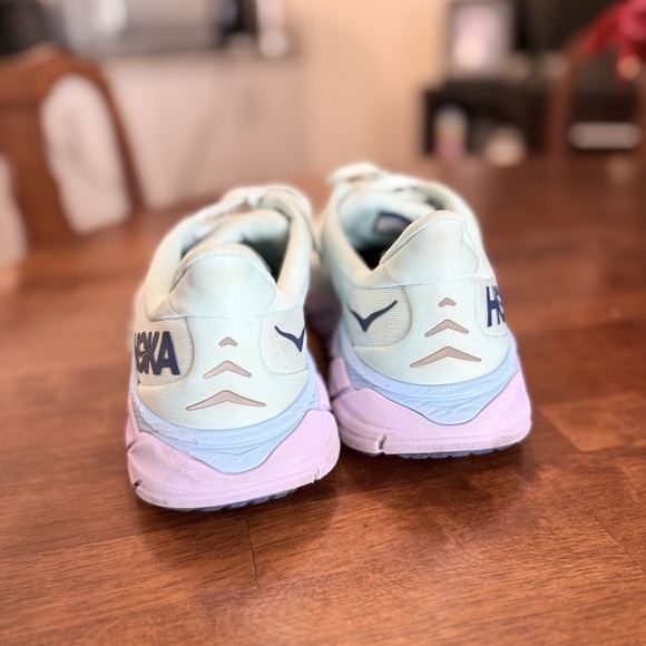 Hoka One One Arahi 6 Womens Size 10.5 Green Purple Running Shoes Sneakers - Picture 3 of 8